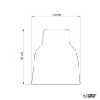 Ceramic lampshade Frame, Materia collection - Made in Italy