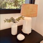 Ceramic lampshade Bottle, Materia collection - Made in Italy