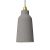  Ceramic Lampshade Bottle, Materia Collection - Made in Italy Cement Effect-White
