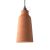  Ceramic Lampshade Bottle, Materia Collection - Made in Italy Striped Terracotta-White