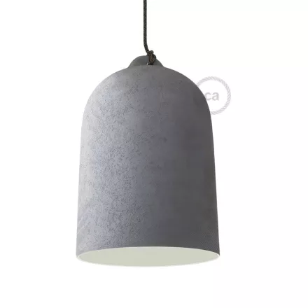 Bell XL ceramic lampshade for hanging - Made in Italy