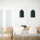 Bell XL ceramic lampshade for hanging - Made in Italy