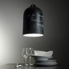 Bell XL ceramic lampshade for hanging - Made in Italy