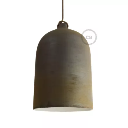 Bell XL ceramic lampshade for hanging - Made in Italy