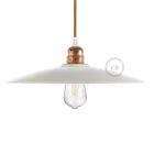 Ceramic lampshade for hanging - Made in Italy