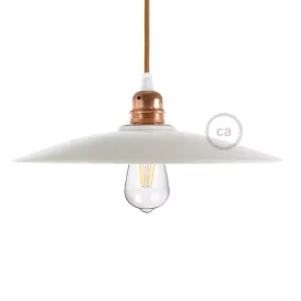 Ceramic lampshade for hanging - Made in Italy