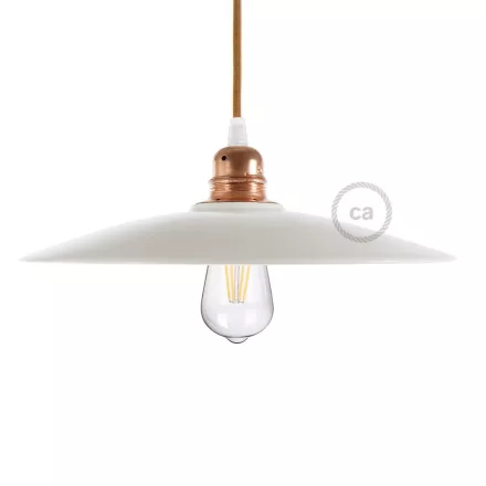 Ceramic lampshade for hanging - Made in Italy
