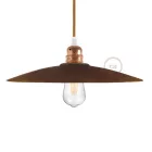 Ceramic lampshade for hanging - Made in Italy