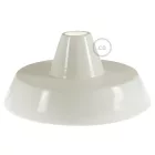 Industrial ceramic lampshade for suspension - Made in Italy
