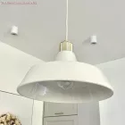 Industrial ceramic lampshade for suspension - Made in Italy