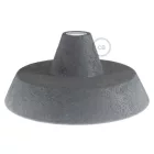 Industrial ceramic lampshade for suspension - Made in Italy