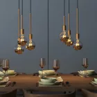 Metal extension tube for pendant or table lamps