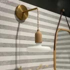Metal extension tube for pendant or table lamps