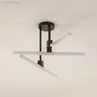 Metal extension tube for pendant or table lamps