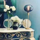 Metal extension tube for pendant or table lamps