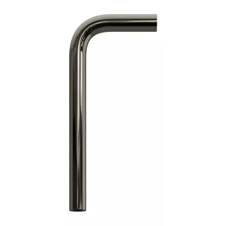 14 cm curved metal extension tube