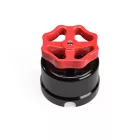14 cm curved metal extension tube