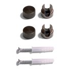 Sarè - Wall mount, metal cable clamp for fabric cables - 2 pieces