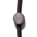 Sarè - Wall mount, metal cable clamp for fabric cables - 2 pieces