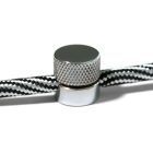 Sarè - Wall mount, metal cable clamp for fabric cables - 2 pieces