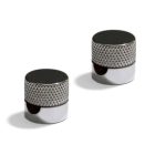 Sarè - Wall mount, metal cable clamp for fabric cables - 2 pieces