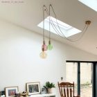 Sarè - Wall mount, metal cable clamp for fabric cables - 2 pieces