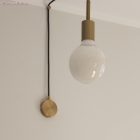 Sarè - Wall mount, metal cable clamp for fabric cables - 2 pieces