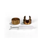  Creative-Cables Sarè - Wall-mountable metal cable clamp for fabric cables Fcm01Ots cable clamp