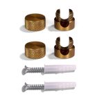 Sarè - Wall mount, metal cable clamp for fabric cables - 2 pieces