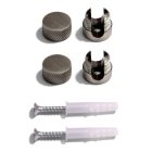 Sarè - Wall mount, metal cable clamp for fabric cables - 2 pieces