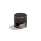  Sarè - Wall-mountable metal cable clamp for fabric cables, polished titanium