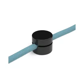   Creative-Cables universal wall-mounted cable guide for fabric cables, black Fcp01Ner Cable fastener Black Plastic