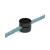 Creative-Cables universal wall-mounted cable guide for fabric cables, black Fcp01Ner Cable fastener Black Plastic