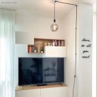 Wall-mounted universal guide rail for fabric cables and lighting 2x0.75 and 3x0.75