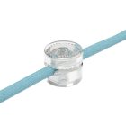 Wall-mounted universal guide rail for fabric cables and lighting 2x0.75 and 3x0.75