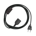 SnakeBis - Cables with lamp sockets and colored textile cables