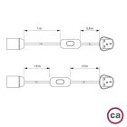 SnakeBis Twisted – Cabling with lamp sockets and twisted textile cables