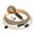 SnakeBis Chord - Plug-in lamp with jute twisted cable