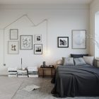 Portable Snake lamp with metal lamp holder and plug, 4 Rolé wooden guides