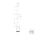 Mini Spotlight GU1d0 lamp with SnakeBis cables