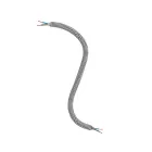 Creative Flex flexible tube, black and white RZ04 fabric cover