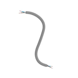   Creative Flex flexible tube, black and white RZ04 fabric cover