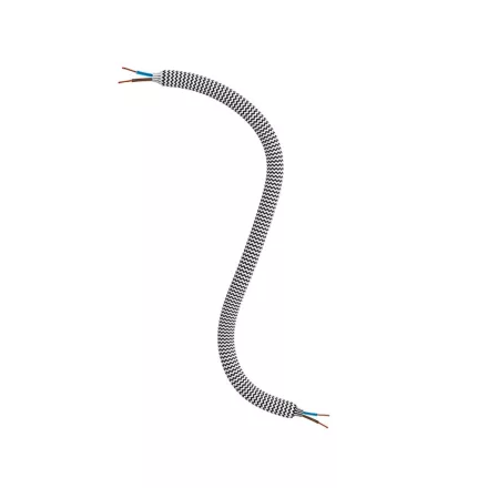 Creative Flex flexible tube, black and white RZ04 fabric cover