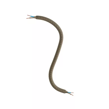 Creative Flex flexible tube, black and gold RZ24 fabric cover