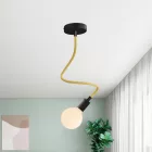 Creative Flex flexible tube, mustard-colored RM79 textile lining