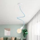 Creative Flex flexible tube, baby blue RM76 with textile lining