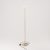MAG-Y floor lamp with round metal base and transparent Ghost bulb