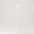 MAG-Y floor lamp with round metal base and transparent Ghost bulb