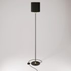 MAG-Y floor lamp with round metal base and Cilindro M shade