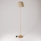 MAG-Y floor lamp with round metal base and Impero M shade